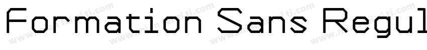 Formation Sans Regular字体转换